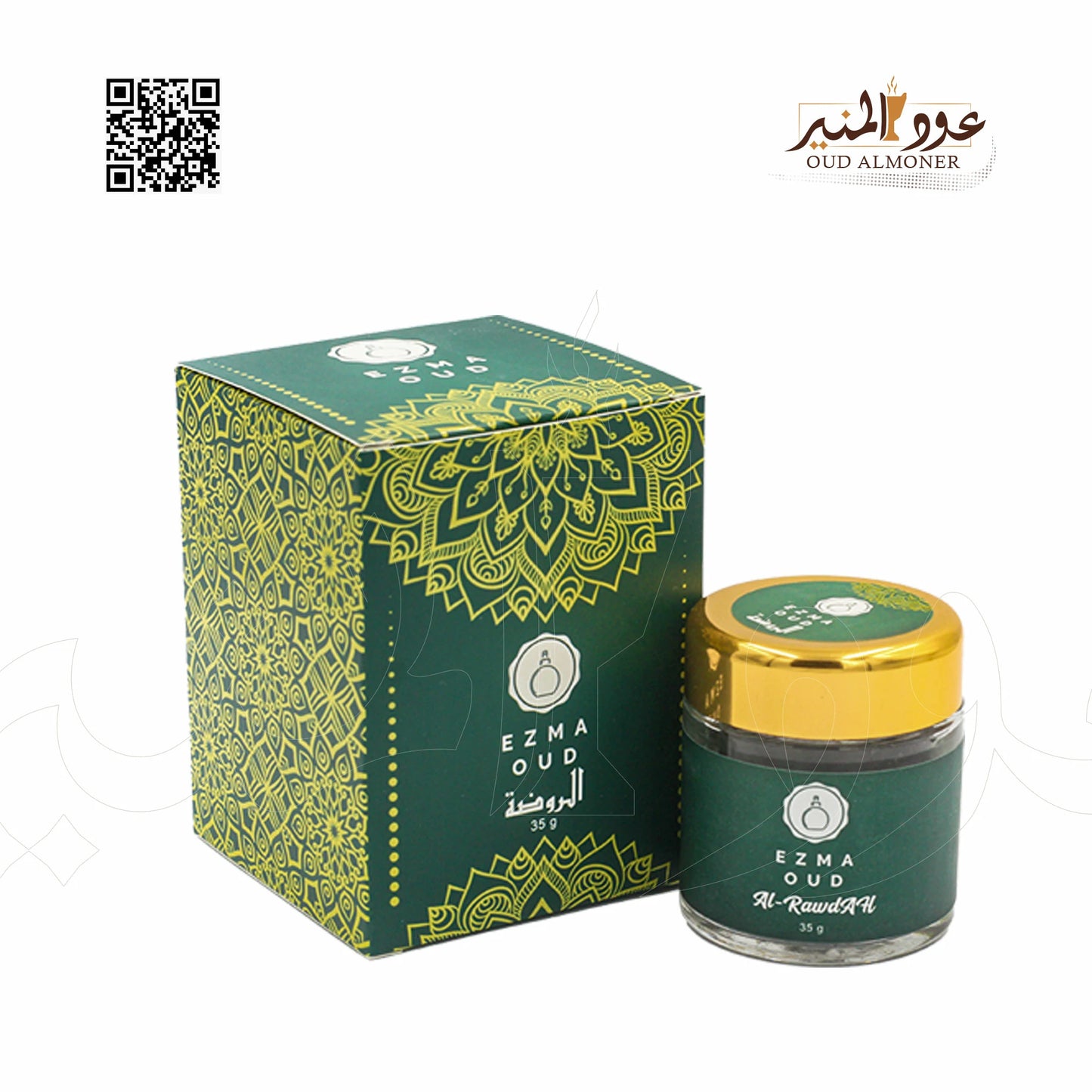 Oud Al Rawdah Premium Oud Wood (35g) | بخور عود الروضة الفاخر (35 جرام)